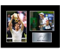 Póster de Andy Murray con autógrafo de jugador de tenis impreso A4