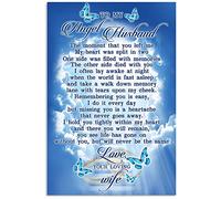 Póster de ángel con texto en inglés "The Moment That You Left Me", regalo de esposa, cocina, celebración, decoración del hogar, póster de pared, letrero de estaño, póster de metal, 20 x 30 cm (n.º 289