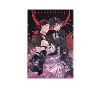 Póster de anime Black Butler Sebastian Ciel vintage en lienzo y arte de pared, póster moderno para decoración de dormitorio familiar, 20 x 30 cm