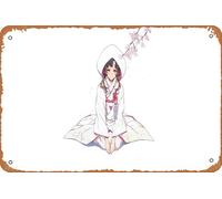 Póster de anime de Mamako Osuki con texto en inglés "Do You Love Your Mom And Her Two Hit Multi Target Attacks?" para el hogar, decoración de pared, letrero de metal retro de 20 x 30 cm
