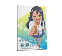 Póster de anime Don't Play With Me Miss Nagatoro 4 pósteres decorativos de lienzo para pared e impresión artística moderna para decoración de dormitorio familiar, pósteres de 30 x 45 cm