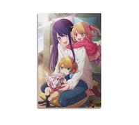 Póster de anime Oshi No Ko, póster de lienzo para decoración de pared, sala de estar, dormitorio, decoración de pósteres de 12 x 18 pulgadas (30 x 45 cm), estilo sin marco
