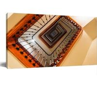 Póster De Arquitectura De Escalera Española Sinuosa, Pintura Decorativa, Lienzo Retro, Arte De Pared, Imagen Moderna, Decoración Familiar, 40 X 60 Cm