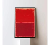 Póster de arte abstracto de la exposición del Museo Mark Rothko, lienzo, impresiones de pared, imagen moderna para sala de estar, decoración del hogar (80 x 120 cm/sin marco)