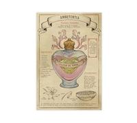 Póster de arte de mago mágico de poción de amor, arte de pared, pinturas para decoración de sala de estar, dormitorio, 50 x 75 cm