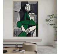 Póster de arte mural cubista para el hogar, impresiones de arte moderno, maestro Picasso, pintura abstracta en lienzo, imágenes, decoración para sala de estar, murales, 40 x 55 cm, sin marco
