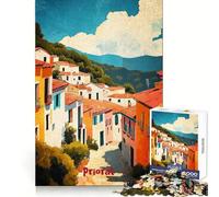 Póster de Arte Priorat, Rompecabezas de 1000 Piezas para Adolescentes, Juguete Inteligente, Tiempo de convivencia, Corte Suave, Lista de Deseos de Papá Noel 50x75cm