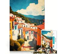 Póster de Arte Priorat, Rompecabezas de 1000 Piezas para Adolescentes, Juguete Inteligente, Tiempo de convivencia, Corte Suave, Lista de Deseos de Papá Noel 50x75cm