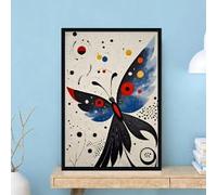 Póster de arte surrealista moderno de Joan Miró para la decoración de paredes de la sala de estar (30x40cm/sin marco)