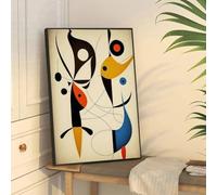 Póster de arte surrealista moderno de Joan Miró, póster para pared, decoración del hogar, decoración de habitaciones, lienzos impresos (40x60cm/sin marco)