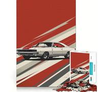 Póster de Autos Deportivos Americanos,Rompecabezas de 1000 Piezas para Adultos,Juego de Memoria,Ajuste, Compacto,diversión para Toda la Familia (50x75cm)