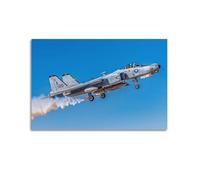 Póster de avión militar A10 Thunderbolt II Warthog para pared, pintura estética moderna HD, ideal para oficina, sala de juegos y decoración del hogar, 20 x 30 cm