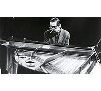 Póster de Bill Evans Pianista Negro y Blanco Cigarette Jazz Piano