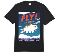 Póster de Bison Airline Fly! Air Bison Comfort Colors Adult Heavyweight T-Shirt