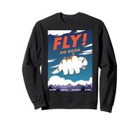 Póster de Bison Airline Fly! Air Bison Sudadera