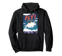 Póster de Bison Airline Fly! Air Bison Sudadera con Capucha