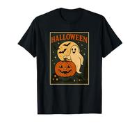 Póster de Calabaza Fantasma de Halloween Camiseta