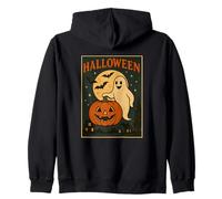 Póster de Calabaza Fantasma de Halloween Sudadera con Capucha