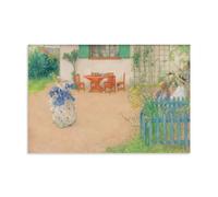 Póster de Carl Larsson Art Lisbeth como la princesa malvada en el cuento de hadas, reproducción de arte atemporal, póster impreso en lienzo para colgar, 60 x 90 cm
