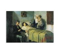Póster de ciencia y caridad de Pablo Picasso para estética de habitación, lienzo para pared e impresión sin marco, 20 x 30 pulgadas