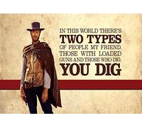 Póster de Clint Eastwood 13, formato A4