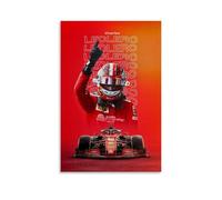 Póster de coche de Fórmula 1, impresión en lienzo, arte estético para pared, decoración moderna para el hogar, dormitorio, sala de estar, 60 x 90 cm, estilo sin marco