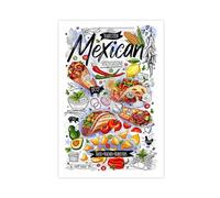 Póster de comida mexicana de comida rápida, HD1, póster de lienzo para decoración de dormitorio, paisaje, oficina, habitación, regalo, sin marco: 30 x 45 cm