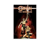 Póster de Conan El Bárbaro para pared, pintura artística para sala de estar, dormitorio, lienzo decorativo para pared, 60 x 90 cm, estilo sin marco