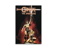 Póster de Conan The Bárbaro, decoración de pared, póster de interior, decoración de bar, restaurante, estética, póster para sala de estar, 30 x 45 cm, sin marco