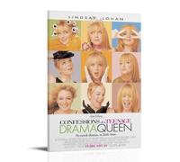 Póster de Confessions of a Teenage Drama Queen para pared, lienzo estético, decoración del hogar para sala de estar, 40 x 60 cm, estilo marco