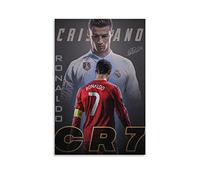 Póster de Cristiano Ronaldo 1 lienzo para pared, póster impreso para el hogar, baño, dormitorio, oficina, sala de estar, póster sin marco: 40 x 60 cm