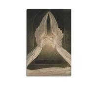 Póster de Cristo en el Sepulcro de William Blake para pared, lienzo decorativo para el hogar, 30 x 45 cm