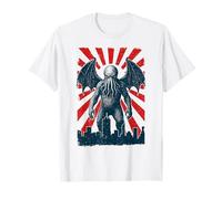 Póster de Cthulhu Tokio, Vintage Eldritch Cosmic Horror Camiseta