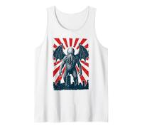 Póster de Cthulhu Tokio, Vintage Eldritch Cosmic Horror Camiseta sin Mangas