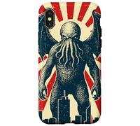 Póster de Cthulhu Tokio, Vintage Eldritch Cosmic Horror Carcasa para iPhone X/XS