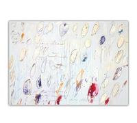 Póster de Cy Twombly《Líneas de colores》 Arte de pared Cy Twombly Pintura en lienzo Mente abstracta Pensamientos Impresiones para la decoración de la sala de estar Cuadro 50x40cmx1 Sin marco