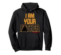 Póster de Darth Vader It's A Father Fact Bold Texto de Star Wars Sudadera con Capucha, Unisex para Adultos, Negro, M