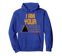 Póster de Darth Vader It's A Father Fact Bold Texto de Star Wars Sudadera con Capucha, Unisex para Adultos, Azul Real, S
