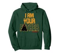 Póster de Darth Vader It's A Father Fact Bold Texto de Star Wars Sudadera con Capucha, Unisex para Adultos, Verde Bosque, S