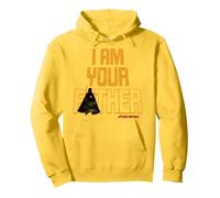 Póster de Darth Vader It's A Father Fact Bold Texto de Star Wars Sudadera con Capucha, Unisex para Adultos, Limón, XL