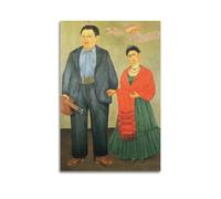 Póster de Diego Rivera con diseño de Diego Rivera y Frida Kahlo para pared, lienzo para sala de estar, decoración de dormitorio, obras de arte de 60 x 90 cm