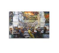 Póster de Diego Rivera, obra de arte de la industria de Detroit, obras de arte impresas para pared, lienzo decorativo para decoración del hogar, 60 x 90 cm