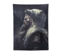 Póster de dioses de la mitología nórdica griega, tapiz de guerrero berserker, decoración del hogar, tapiz para colgar en la pared, impresión de dormitorio, pintura decorativa, tapices estéticos, 30 x