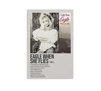 Póster de Dolly Parton Águila cuando ella vuela, lienzo para pared, estético, póster de arte moderno, pintura para sala de estar, 50 x 75 cm, estilo sin marco