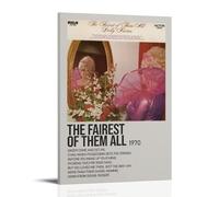 Póster de Dolly Parton Album The Fairest Of Them All - Lienzo decorativo para pared, cubierta estética, póster de arte moderno para sala de estar, 30 x 45 cm, estilo marco