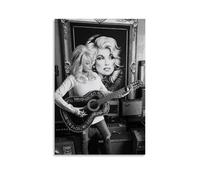 Póster de Dolly Parton en lienzo para pared, diseño moderno de familia, dormitorio, música, película de dibujos animados, 20 x 30 cm, estilo sin marco