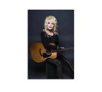 Póster de Dolly Parton en lienzo para pared, diseño moderno, para dormitorio, música, película, 30 x 45 cm, estilo sin marco