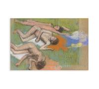 Póster de Edgar Degas Famous Prints Après Le Bain, Trois Femmes Nues para estética de habitación, lienzo para pared e impresión sin marco, 30,5 x 45,7 cm