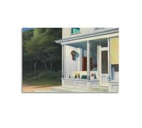Póster de Edward Hopper con imágenes famosas de Seven A.M. Lienzo decorativo para colgar en la pared, idea de decoración del hogar, 20 x 30 cm