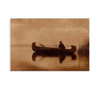 Póster de Edward S Curtis de un cazador de patos Kutenai de 1910 para dormitorio, arte de pared, oficina, habitación, decoración estética, regalo, 60 x 90 cm